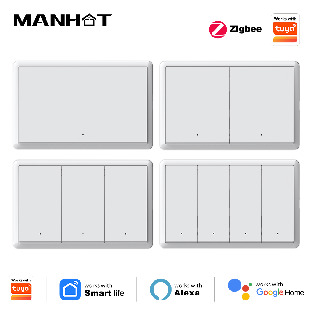 Smart Light Switch - مفتاح إضاءة ذكي من مانهوت يعمل