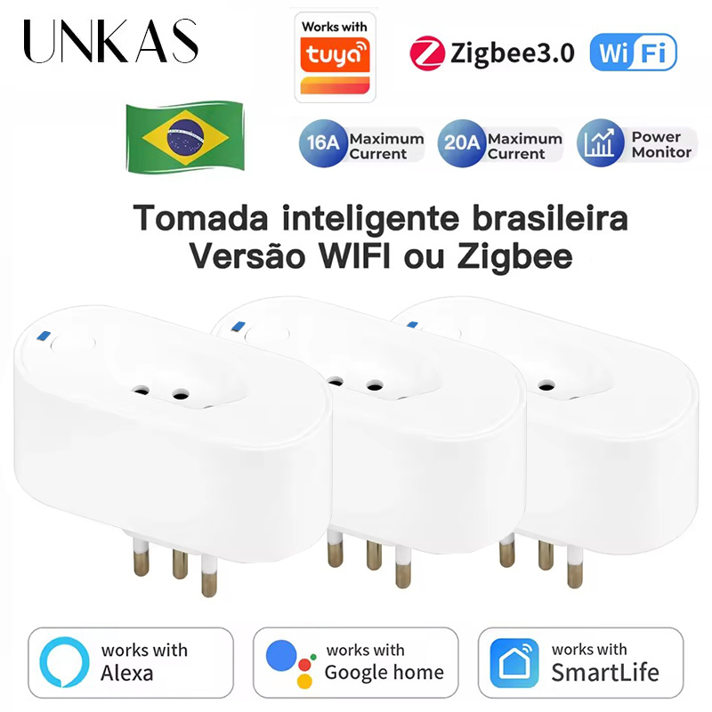 Smart Home Or Smart Home - مقبس ذكي UNKAS يعمل مع تويا