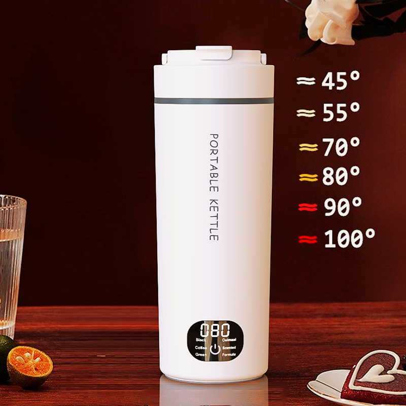 Home Smart Kettle - غلاية كهربائية محمولة 100-240 فولت، كوب