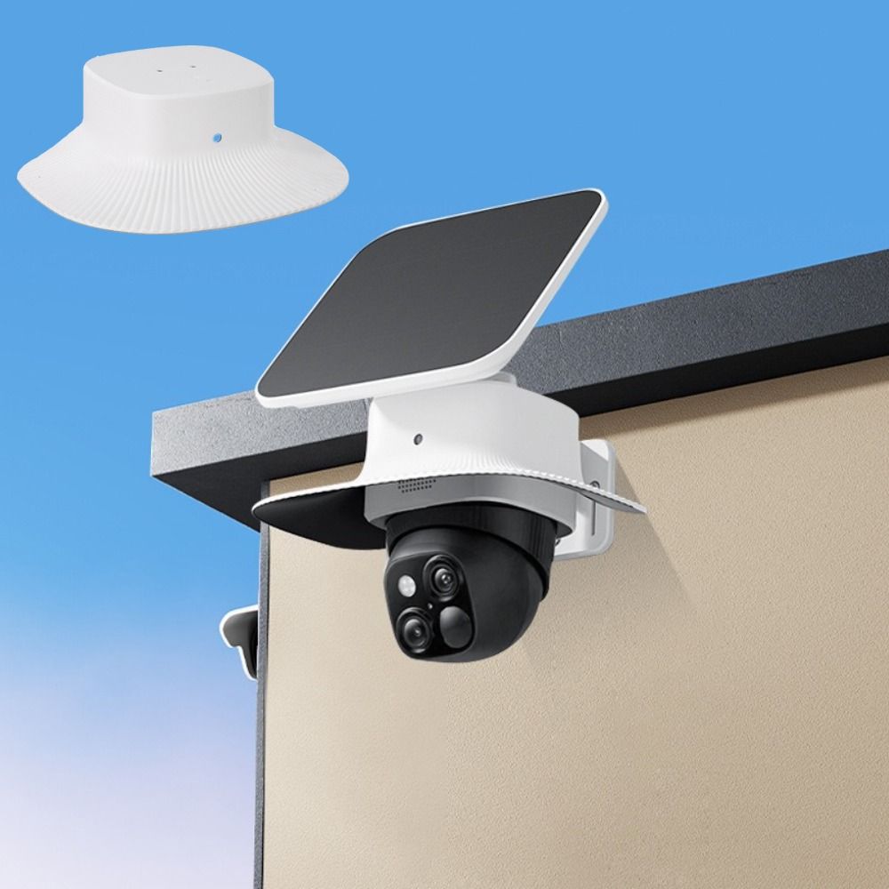 Eufy Camera S340 - غطاء كاميرا أمان أبيض مقاوم للغبار،