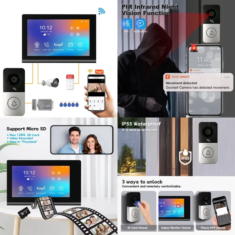 Video Doorbell - 【CHIMU HOME】 جرس باب ذكي بكاميرا
