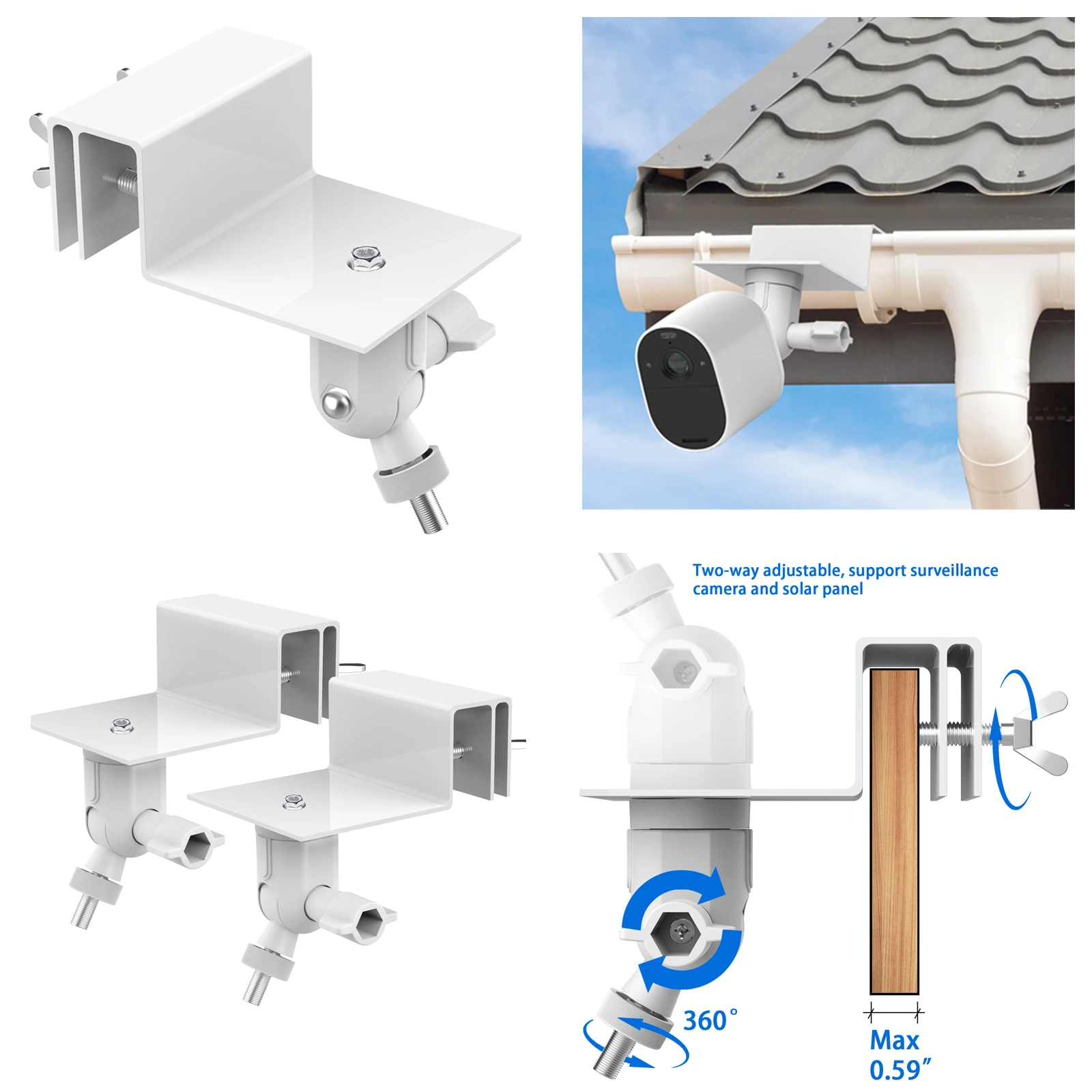 Video Doorbell - جبل مزراب مانعة لتسرب الماء لخاتم