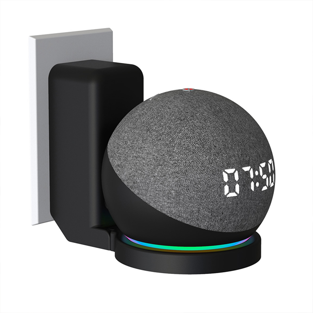 Amazon Speaker Echo Dot 5 - حامل شماعات مثبت على الحائط لأمازون