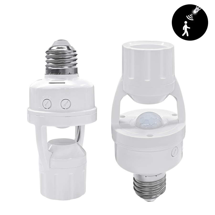Pir Motion Sensor - قاعدة مصباح E27 مع مستشعر حركة