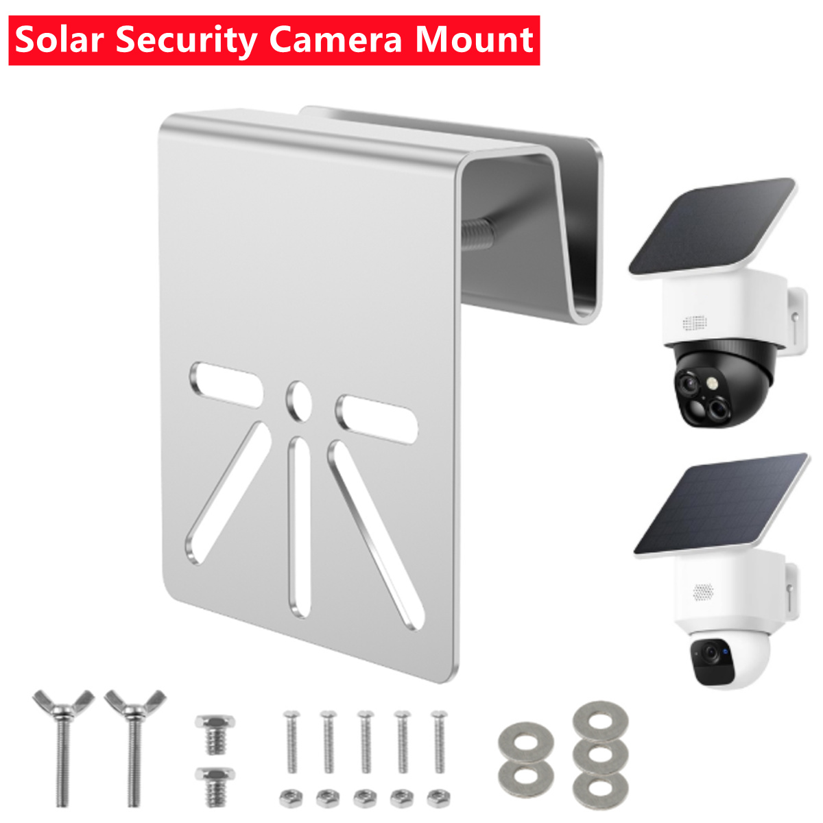 Eufy Camera S340 - حامل جداري معدني لتركيب الكاميرات الشمسية