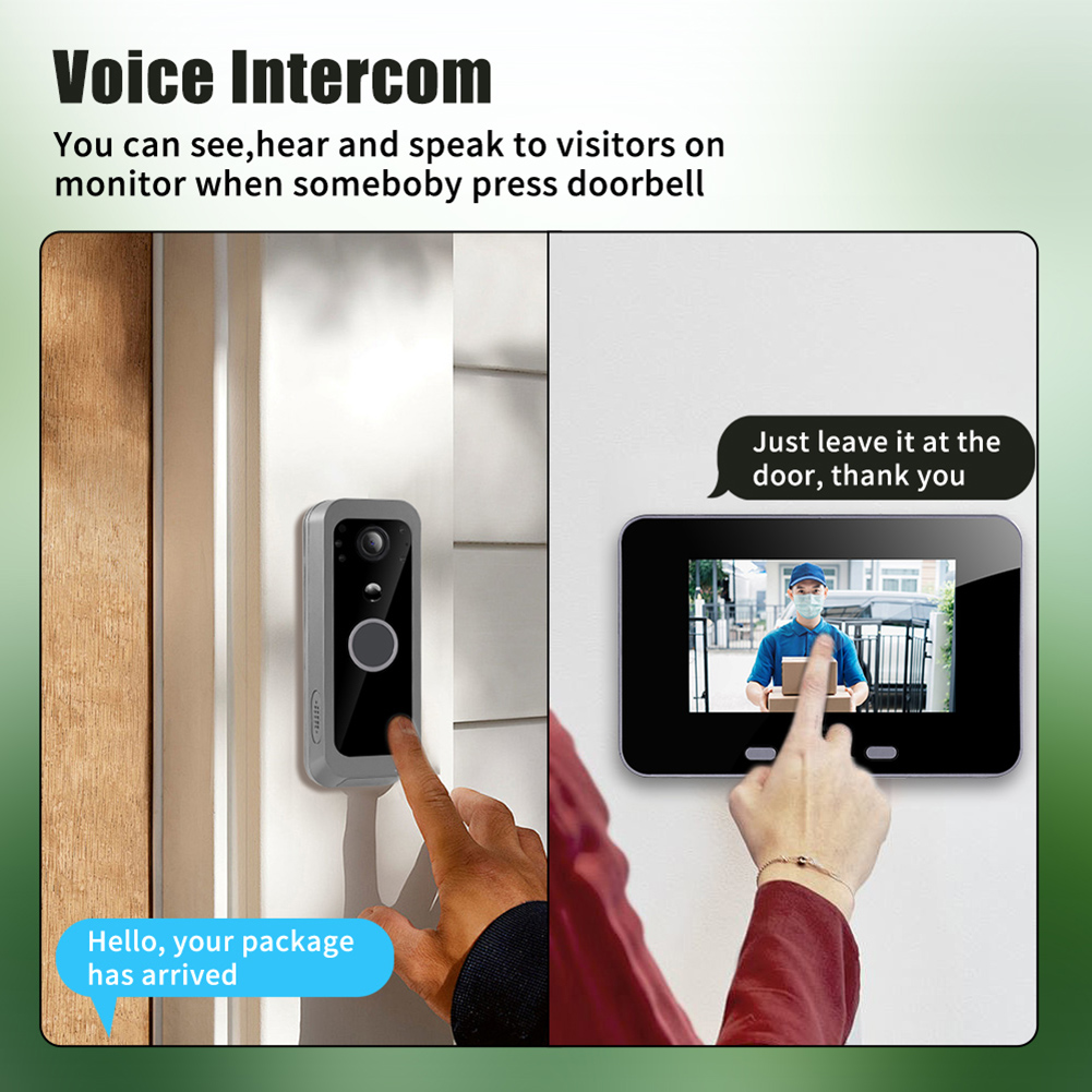 جرس باب لاسلكي 2.4 جيجاهرتز مع - مراجعة Video Doorbell وسعره