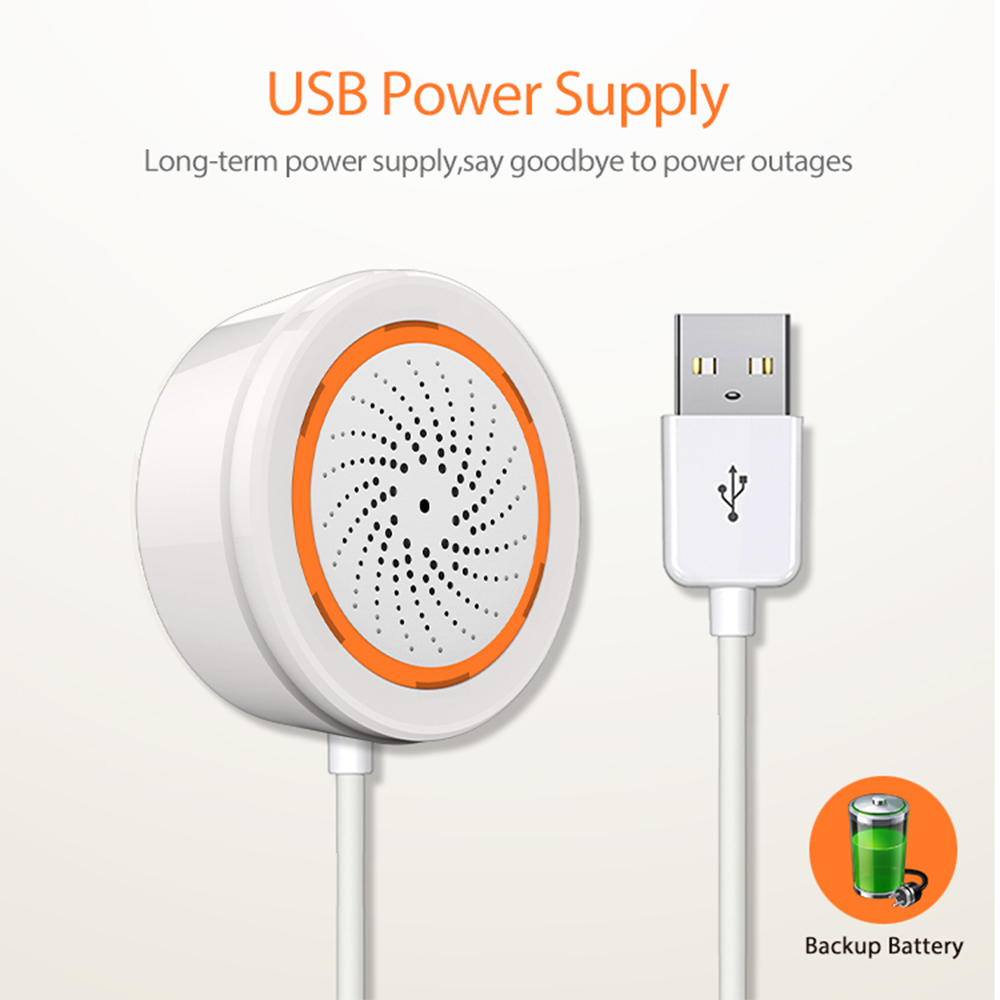 Coolcam Tuya Zigbee إنذار صفار - مراجعة Smart Home Gira وسعره