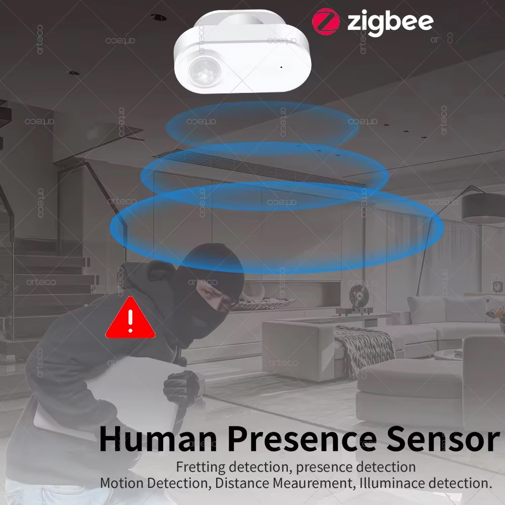 3 في 1 زيجبي وجود الإنسان الاس - مراجعة Pir Motion Sensor وسعره