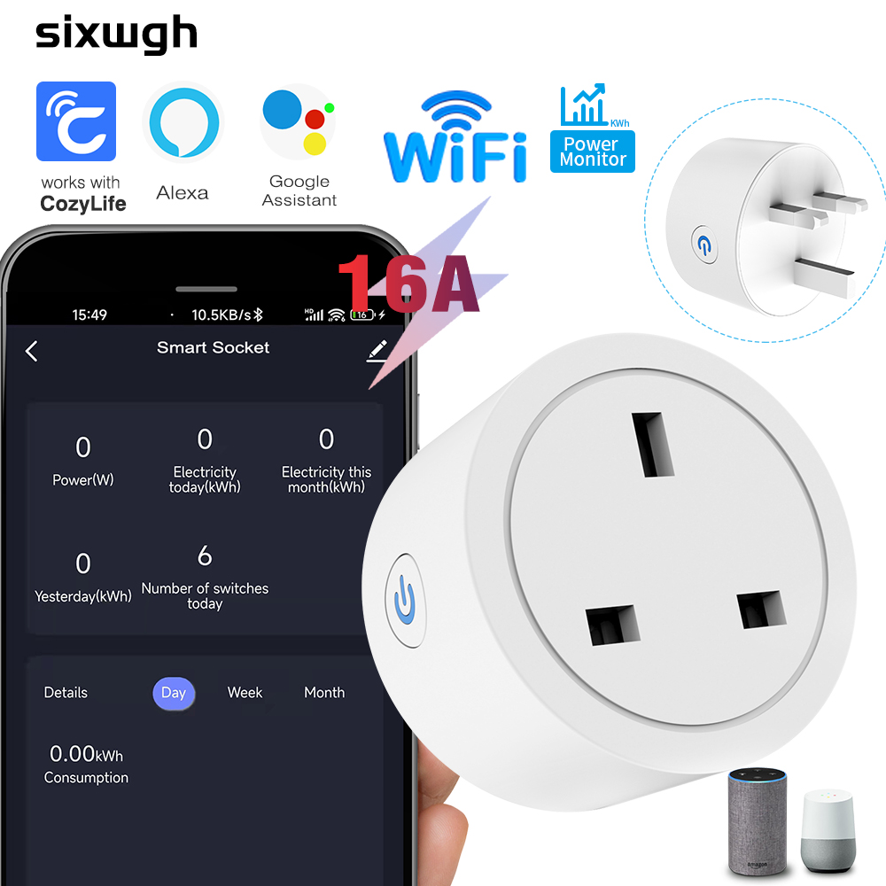 مقبس ذكي واي فاي 16 أمبير بقاب - مراجعة Smart Home Or Smart Home وسعره