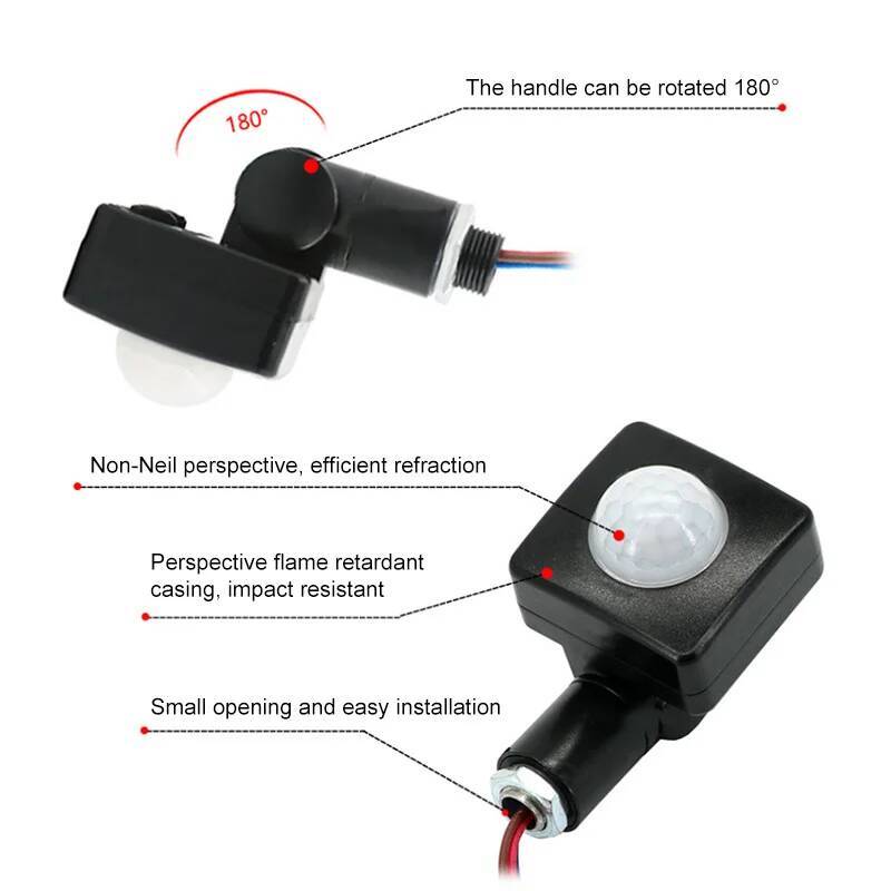 مستشعر الحركة PIR التبديل ضوء  - مراجعة Pir Motion Sensor وسعره