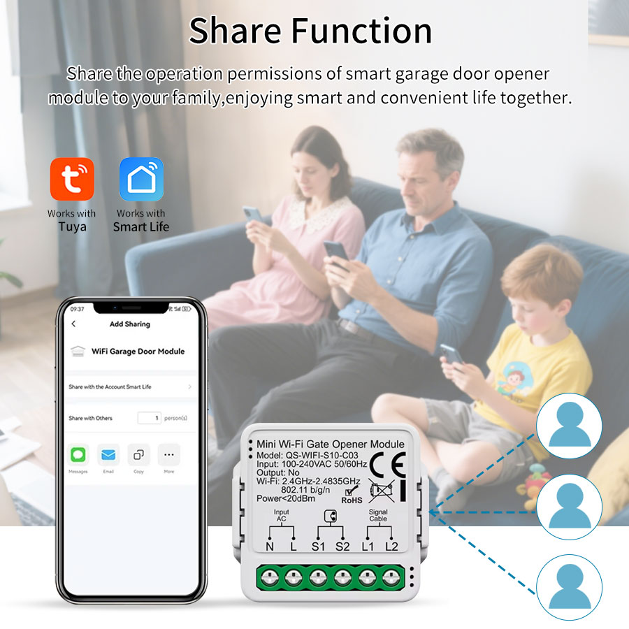 وحدة تحكم ذكية لفتح باب المرآب - مراجعة Smart Home Or Smart Home وسعره