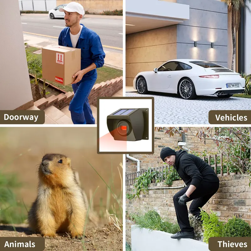 نظام إنذار لاسلكي يعمل بالطاقة - مراجعة Pir Motion Sensor وسعره