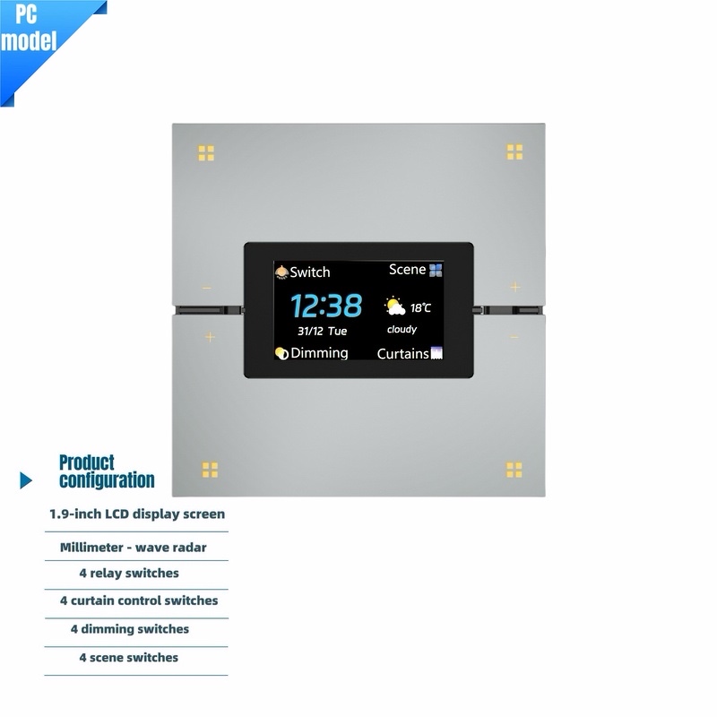 مفتاح ذكي PC موديل M9Pro Tuya  - مراجعة Smart Home Pc وسعره