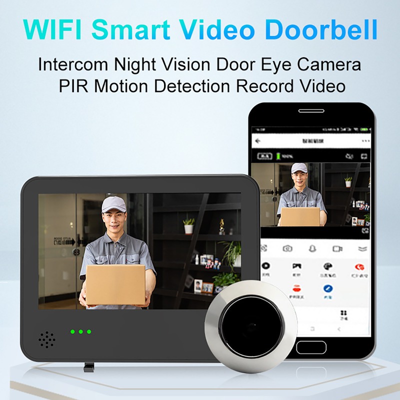 جرس باب ذكي بكاميرا فيديو واي  - مراجعة Video Doorbell وسعره