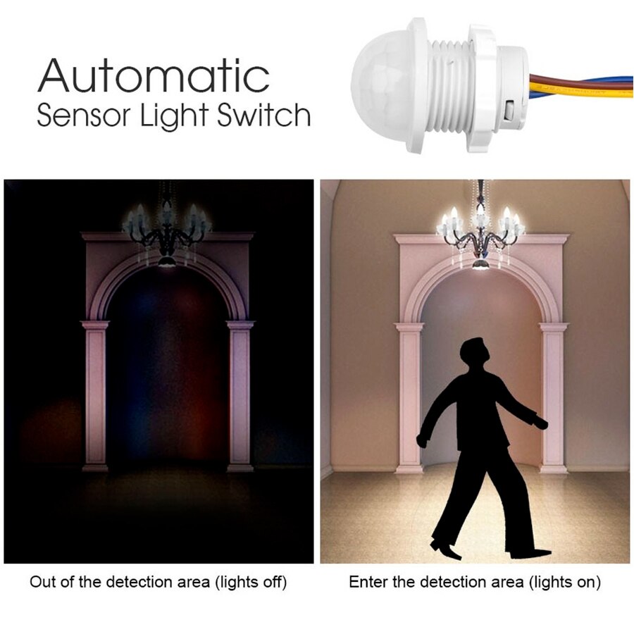 التيار المتناوب 110 فولت 220 ف - مراجعة Pir Motion Sensor وسعره