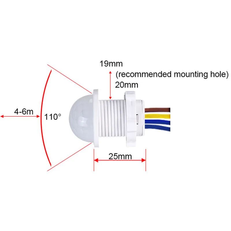 التيار المتناوب 110 فولت 220 ف - مراجعة Pir Motion Sensor وسعره