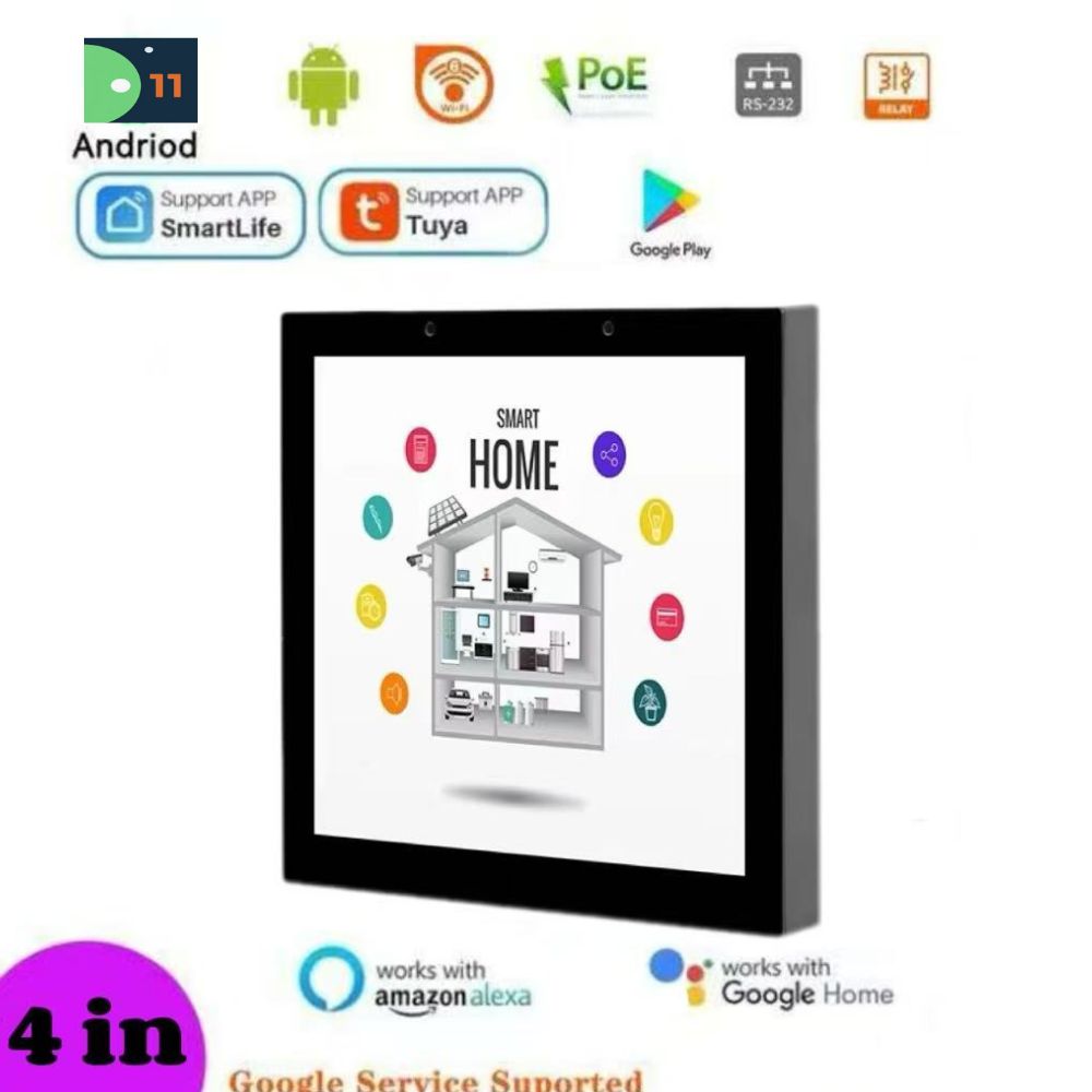 2025 جديد 4 بوصة POE اللوحي لو - مراجعة Smart Home Os وسعره