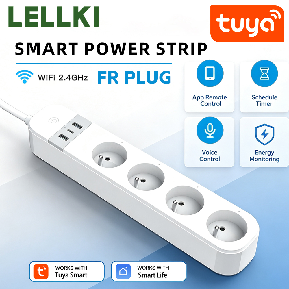 شريط طاقة ذكي LELLKI FR WiFi T - مراجعة Smart Home Or Smart Home وسعره