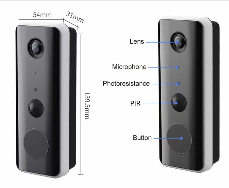 جرس باب ذكي بدقة 3 ميجابكسل 12 - مراجعة Video Doorbell وسعره